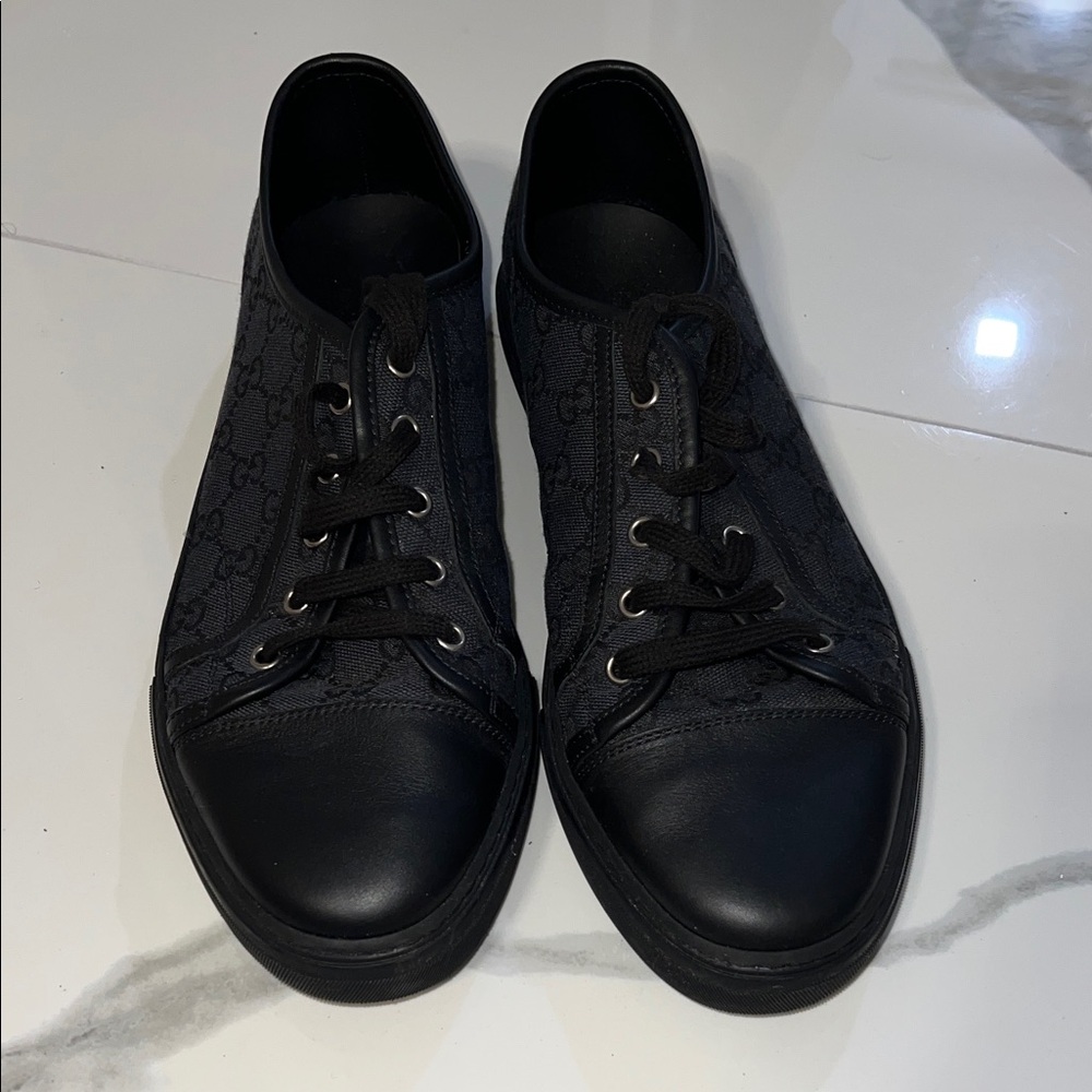 🚨SEND OFFERS🚨Gucci Dark Charcoal Sneakers - Picture 2 of 6